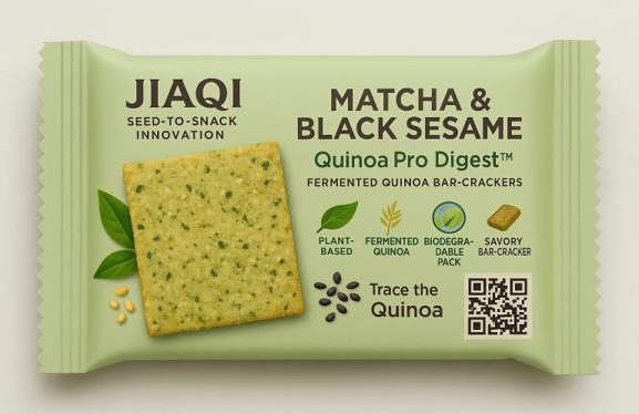 Future quinoa cracker concept
